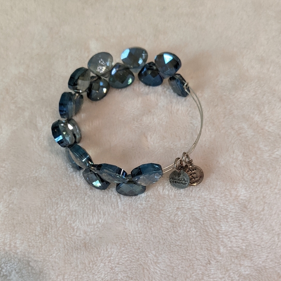 Alex and Ani Blue gemstone bracelet - Picture 2 of 3